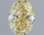 1.03 Ct. Fancy Intense  Yellow Oval Lab Grown Diamond
