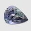 11.9x8.7mm Unheated Parti-Color  Pear   Tanzanite