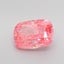 3.04 Ct. Fancy Vivid Pink Cushion Lab Grown Diamond