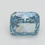 2.06 Ct. Fancy Vivid Blue Cushion Lab Grown Diamond