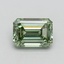 1.52 Ct. Fancy Vivid Green Emerald Lab Grown Diamond
