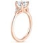 14K Rose Gold Melody Diamond Ring, smallside view