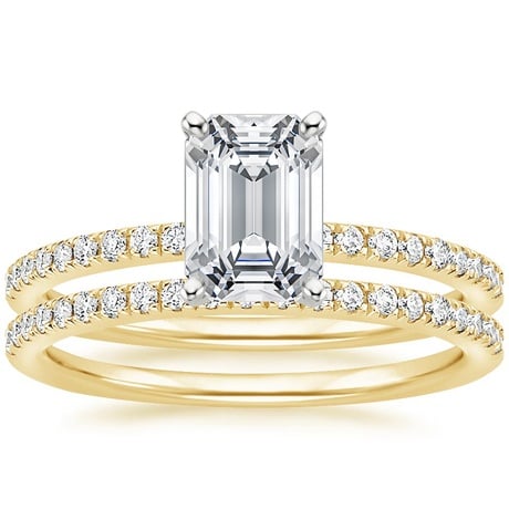 18K Yellow Gold Ballad Diamond Bridal Set (1/3 ct. tw.)