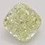 1.02 Ct. Fancy Light Yellow Cushion Diamond