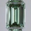 3.00 Ct. Fancy Vivid Green Emerald Lab Grown Diamond