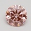 2.02 Ct. Fancy Intense Pink Round Lab Grown Diamond