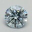 3.02 Ct. Fancy Intense Blue Round Lab Grown Diamond