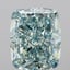 3.58 Ct. Fancy Vivid Cushion Lab Grown Diamond