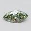 1.00 Ct. Fancy Vivid Green Marquise Lab Grown Diamond