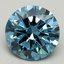 2.97 Ct. Fancy Vivid Blue Round Lab Grown Diamond