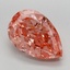 4.73 Ct. Fancy Vivid Pink Pear Lab Grown Diamond