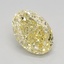 1.07 Ct. Fancy Intense Yellow Oval Lab Grown Diamond