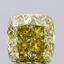 1.59 Ct. Fancy Intense Greyish Yellow Cushion Lab Grown Diamond
