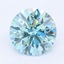 2.49 Ct. Fancy Vivid Blue Round Lab Grown Diamond