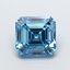 2.09 Ct. Fancy Vivid  Blue Asscher Lab Grown Diamond