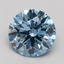 1.79 Ct. Fancy Intense Blue Round Lab Grown Diamond