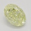 1.22 Ct. Fancy Light Yellow Oval Diamond