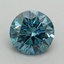 2.13 Ct. Fancy Vivid Blue Round Lab Grown Diamond
