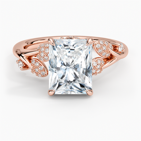14K Rose Gold Canopy Diamond Ring