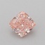 0.58 Ct. Fancy Vivid Pink Cushion Lab Grown Diamond