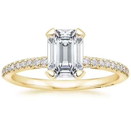 18K Yellow Gold Simply Tacori Classic Diamond Bridal Set