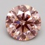 3.03 Ct. Fancy Intense Pink Round Lab Grown Diamond
