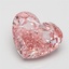 5.05 Ct. Fancy Vivid  Pink Heart Lab Grown Diamond
