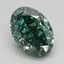 2.34 Ct. Fancy Intense Grey Green Oval Lab Grown Diamond