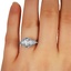 The Canta Ring, smallzoomed in top view on a hand