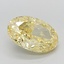 3.02 Ct. Fancy Vivid  Yellow Oval Lab Grown Diamond