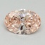 1.02 Ct. Fancy Intense Pink Oval Lab Grown Diamond