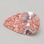 0.52 Ct. Fancy Vivid Pink Pear Lab Grown Diamond
