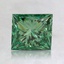1.61 Ct. Fancy Vivid Pacific Green Princess Lab Grown Diamond