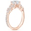 14K Rose Gold Tatiana Diamond Ring, smallside view