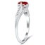 The Andrei Ring, smalltop view on a hand