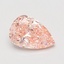 1.08 Ct. Fancy Vivid Pink Pear Lab Grown Diamond