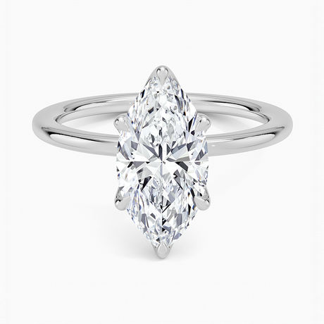 Platinum 1.5mm Petite Elodie Perfect Fit Solitaire Ring