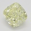 5.01 Ct. Fancy Light Yellow Cushion Diamond