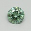 0.51 Ct. Fancy Vivid Pacific Green Round Lab Grown Diamond