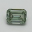 0.71 Ct. Fancy Intense Green Emerald Lab Grown Diamond