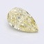 1.00 Ct. Fancy Yellow Pear Lab Grown Diamond