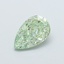1.07 Ct. Fancy Intense  Green Pear Lab Grown Diamond