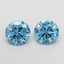 2.01 Ct. Fancy Vivid Blue Round Lab Grown Diamond