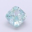 2.02 Ct. Fancy Vivid  Green Cushion Lab Grown Diamond