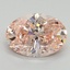3.08 Ct. Fancy Vivid Pink Oval Lab Grown Diamond