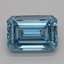 1.51 Ct. Fancy Vivid Blue Emerald Lab Grown Diamond