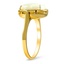 The Analia Ring, smalltop view on a hand