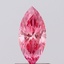 0.70 Ct. Fancy Vivid Pink Marquise Lab Grown Diamond