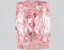 2.10 Ct. Fancy Vivid  Pink Cushion Lab Grown Diamond