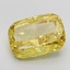 8.75 Ct. Fancy Vivid Yellow Cushion Lab Grown Diamond